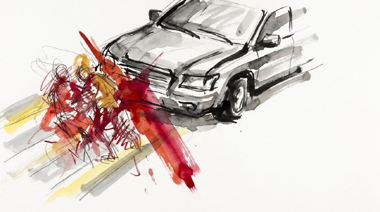Liberty Avenue, a left turn, and a life lost