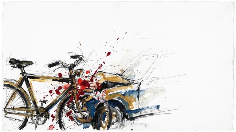 Nights on the FDR. Bodies on the crosswalks.