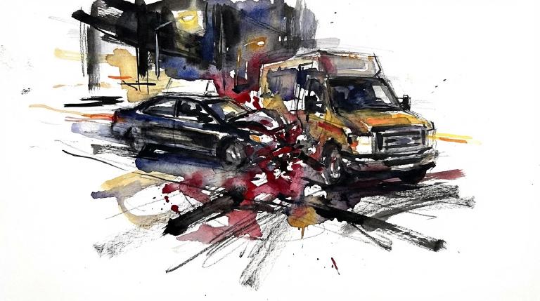 Left Turn at Junction and Corona: Three on Foot, One Mistake