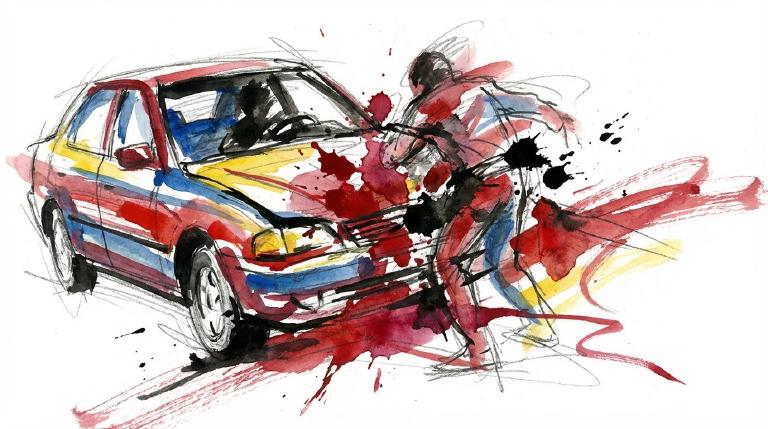 Four pedestrians hit in two days. One board. One story: crossings that don’t forgive.