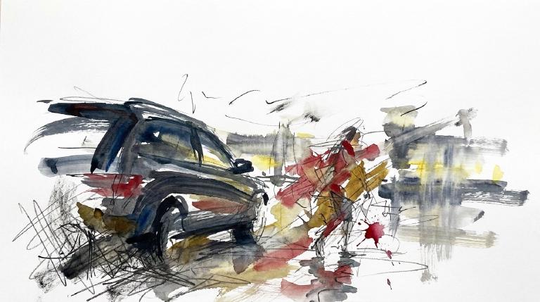 Evening turn, broken body. Same streets, same story.