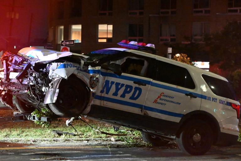 Friday morning on the Nassau Expressway