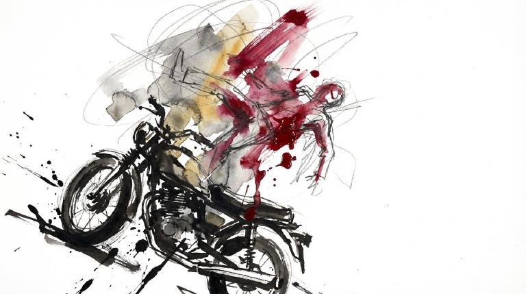 E 138 and St. Ann’s: a teenager in the road