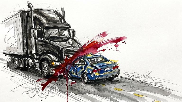 Two young men die on the Bronx River Parkway. The night goes quiet, then sirens.