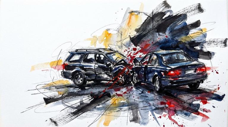 Evening turn at 84th and 35th