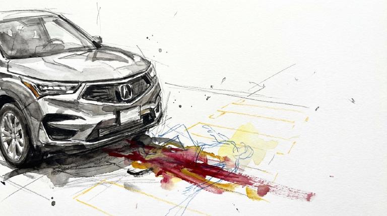 Van Wyck, late afternoon. A rider doesn’t make it home.