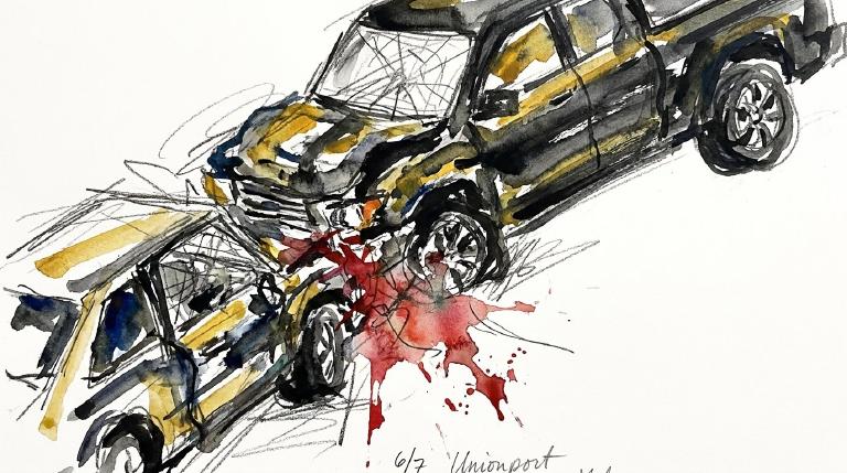 Precinct 43: Night roads. Hard endings.