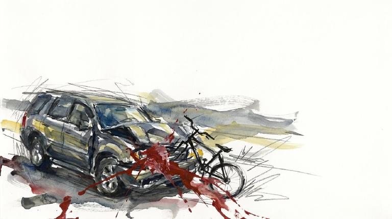 Bronx River Parkway: two riders down, a system on idle