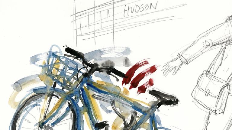 Hudson and 12th, a rider down