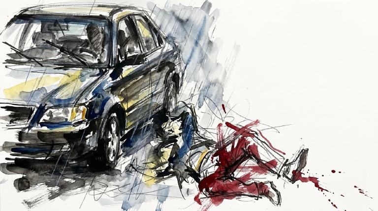 W 125th: a boy on a bike, a driver, and the cost of waiting